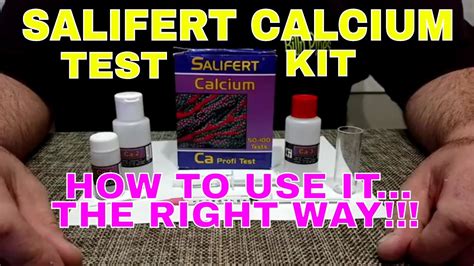 salifert calcium test kit drops to ml|salifert calcium test kit instructions.